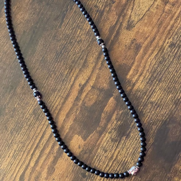 Buddha obsidian Mala - Picture 3 of 4